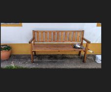 3 Seater Weatherproof Wooden Garden Bench