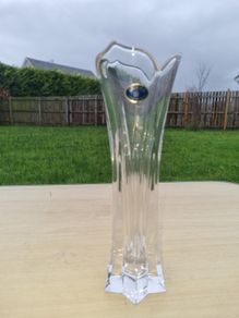 Bohemia glass vase