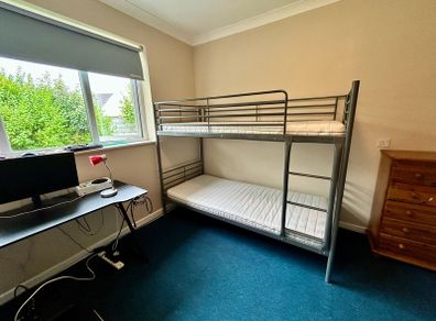Ikea Svarta Metal Bunk Bed