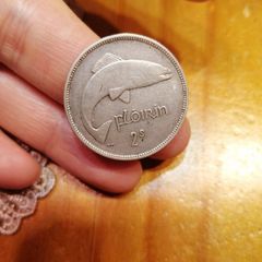 1935 Ireland Silver 2 Shillings Coin