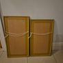 Beautiful pair of mid century style abstract paintings,African/tribal motif,skibbreen framed Image 7