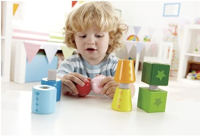 Twist and Turnables - Wooden Building Blocks
