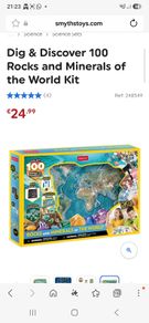 Dig & Discover 100 Rocks and Minerals of the World Kit