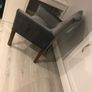 Chair in grey or taupe luxury Velvet Image 2
