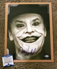 Jack Nicholson Signed, Arnold Schwarzenegger, Harrison Ford SIGNED etc.