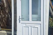 pvc double glazed door and frame