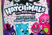 Hatchimals CollEGGtibles Jumbo Card Game w/ 1 Exclusive Figure Egg