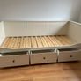 IKEA Hemnes 2 in 1 Bed White with 3 Drawers Image 5