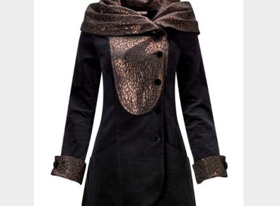 BNWT Fabulous Coat with Golden Brown Collar & Cuffs size 18