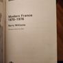 Modern France 1870-1976.  By Barry  Williams. Paperback In Good Condition. 38. Image 5