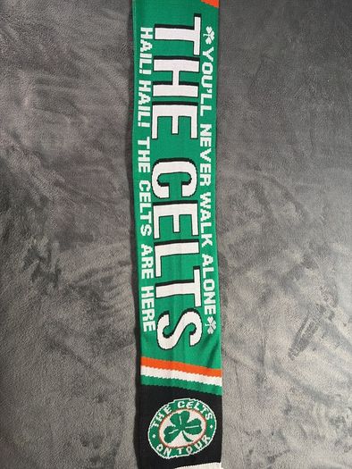 Football green scarf