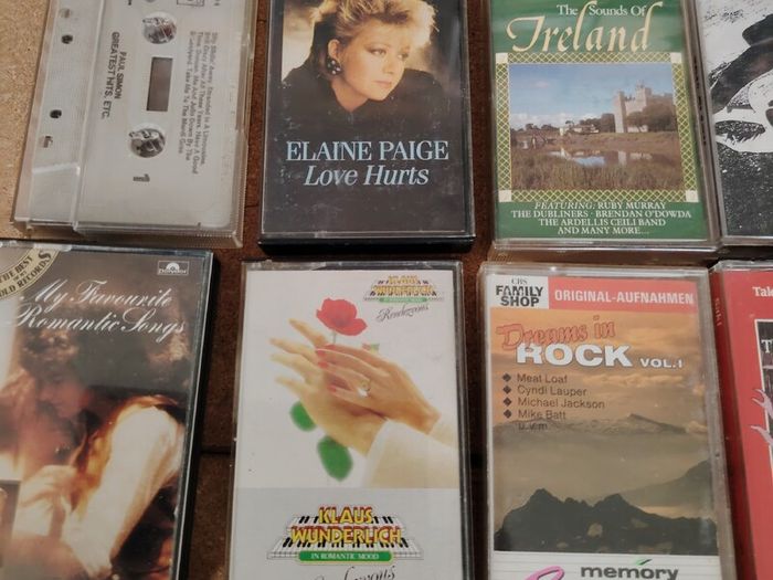 Ultimate Vintage Cassette Tape Collection - 28 Albums (70s/80s/90s Rock, Pop, Reggae & Rare Tapes)