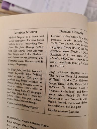 That's Ireland. A Miscellany. By Michael Nugent & DAMIANCORLESS. FIRST EDITION