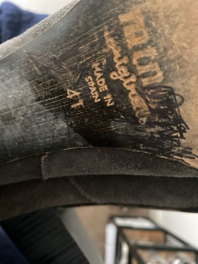 Boots Clarks suede leather