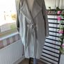 coat Paisie grey coat with tie belt oversized size 10 Image 2