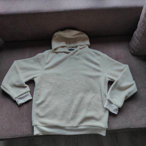 Beige Teddy Bear hoodie, size 10