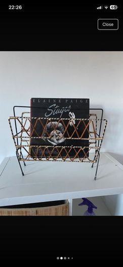 Vintage Magazine Holder