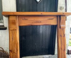 Solid Wood Fireplace