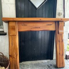 Solid Wood Fireplace