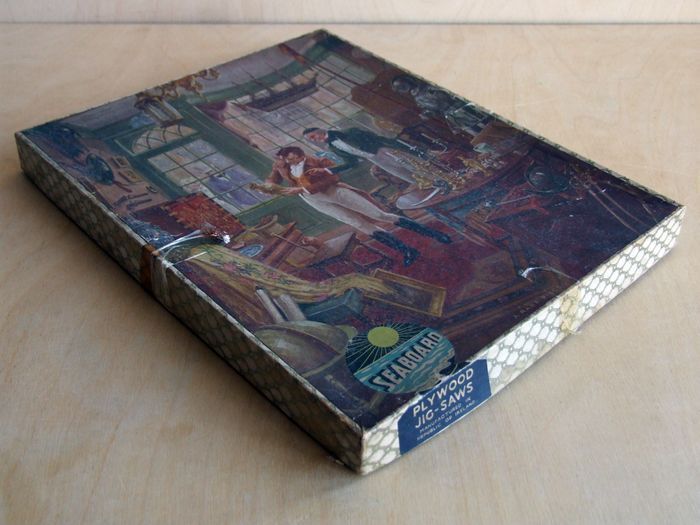 Seaboard Irish-made vintage plywood jigsaw puzzle "A Rare Piece"