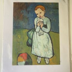 Picasso - Child with a dove - National Gallery Print