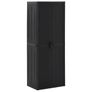 Garden Storage Cabinet Black Image 2