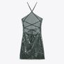 Zara Sequinned Dress Image 3
