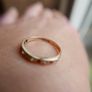 Vintage 9ct gold Garnet & Diamond Eternity Ring 1.0g Image 2