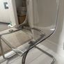 Clear plastic vanity chair Image 3