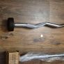 two x brand new 10kilo fixed weight bars Image 6
