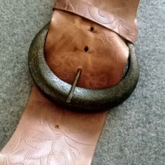 Vintage Twiggy Firenze wide leather belt