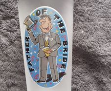 father of the bride glass