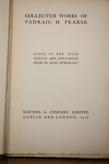 Songs and Poems by Pearse.