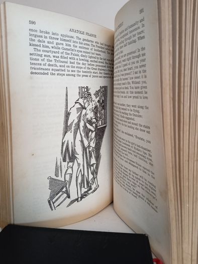 The Six Greatest Novels of Anatole France: Penguin Island, The Crime of Sylvestre Bonnards, The Revolt of the Angels, The Gods are Athirst, Thais, and The Red Lily. Decorations by Frank C. Paper, John Austen and Donia Nachshen (HQ86)