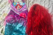 Little mermaid costume with wig 5 to 6 years