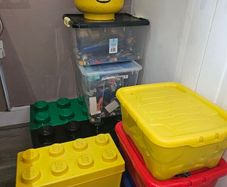 lego bundle and storage boxes