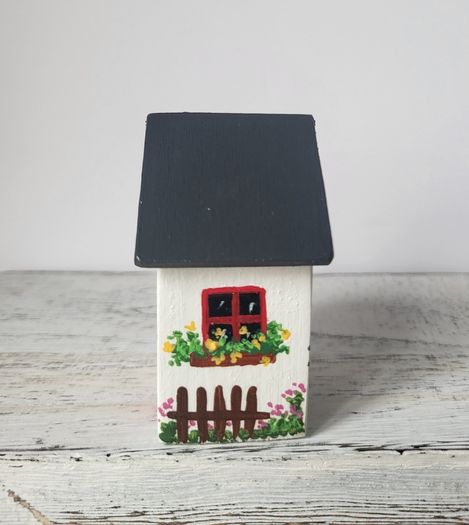 Handcrafted tiny wooden house!