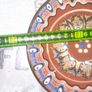 Majolica Art Pottery Wall Plate no chips or cracks, Postage Available or Collection Image 5