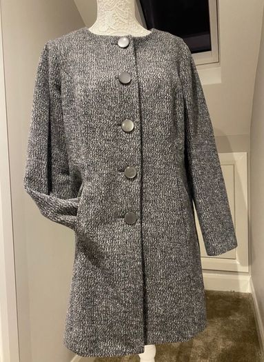 Coat Grey Per una wool