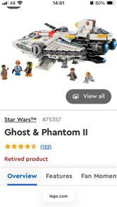 lego Star Wars Ghost and Phantom ii