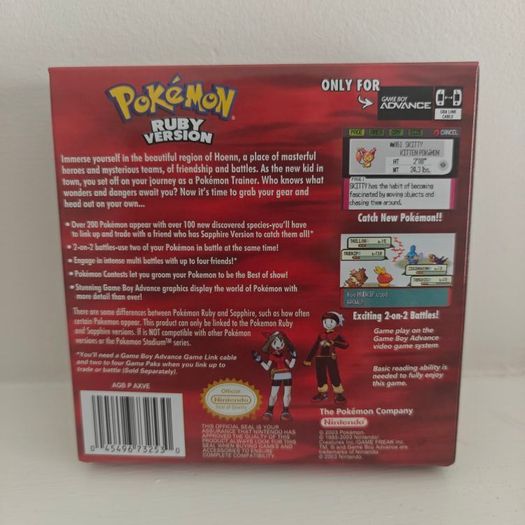 Pokemon Gameboy Advance Complete set GBA
