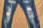 DSQUARED2 Men's Denim Stretch Tapered Fit Jeans Size 54