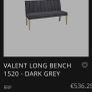 Dining bench and chairs Image 2