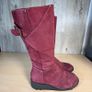 Fatface Knee Length Leather Boots Bellona Boot Burgandy Red size EU 38 UK 5 Image 10