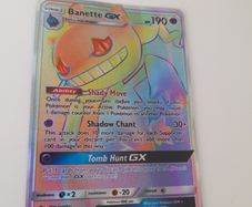 Pokemon card Banette GX