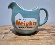 Players Weights Always A Pleasure Ceramic Water Jug