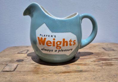 Players Weights Always A Pleasure Ceramic Water Jug