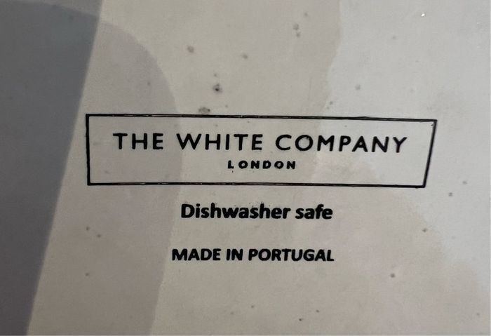 The White Company - Extra large bowl and extra large plate