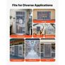 Strip Curtain, 2.4 m Height x 1.8 m Width x 2 mm Thickness, 12 PCS Walk in Freezer Cooler Image 6