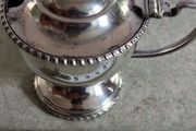 Vintage Silver Colour Mustard Pot WITH OUT Blue Glass Inner Pot